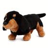 Simulate Verisimilitude Dachshund Douglas Spats Black &Tan Coffee Dachshund Dog Plush Stuffed Animal Give Chirdren Brithday Gift