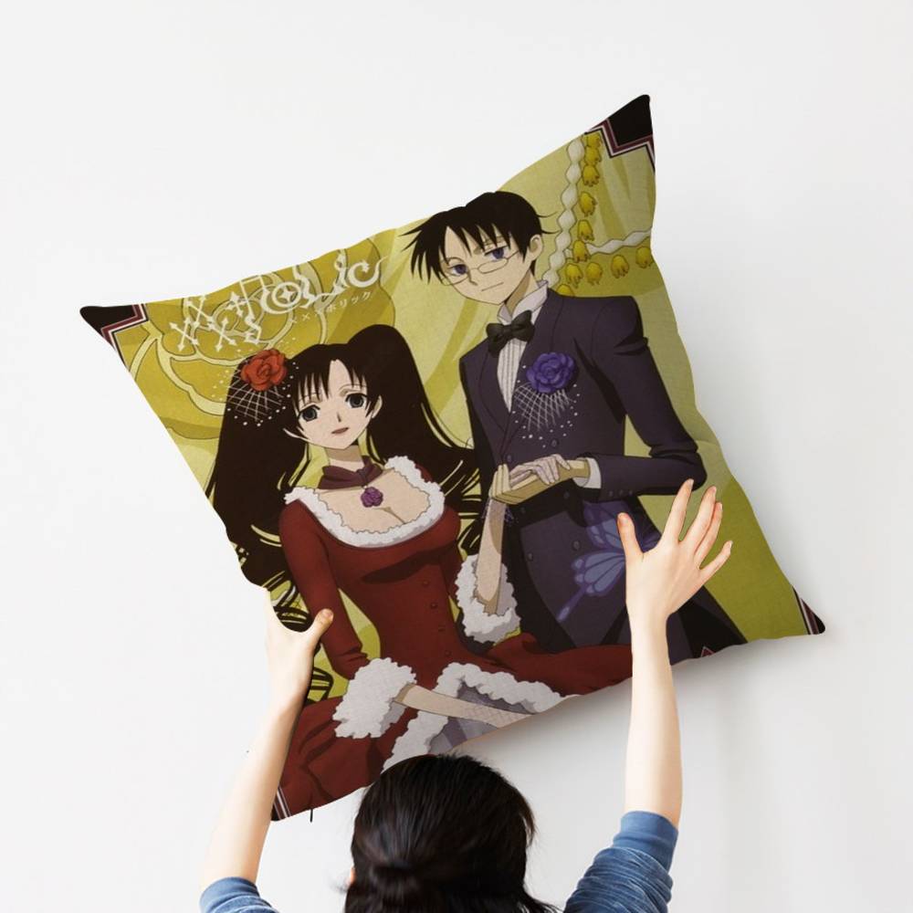 Anime xxxHolic Pillow Cover for Bedroom Room and Living Room Sofa Decorative Cushion Cover