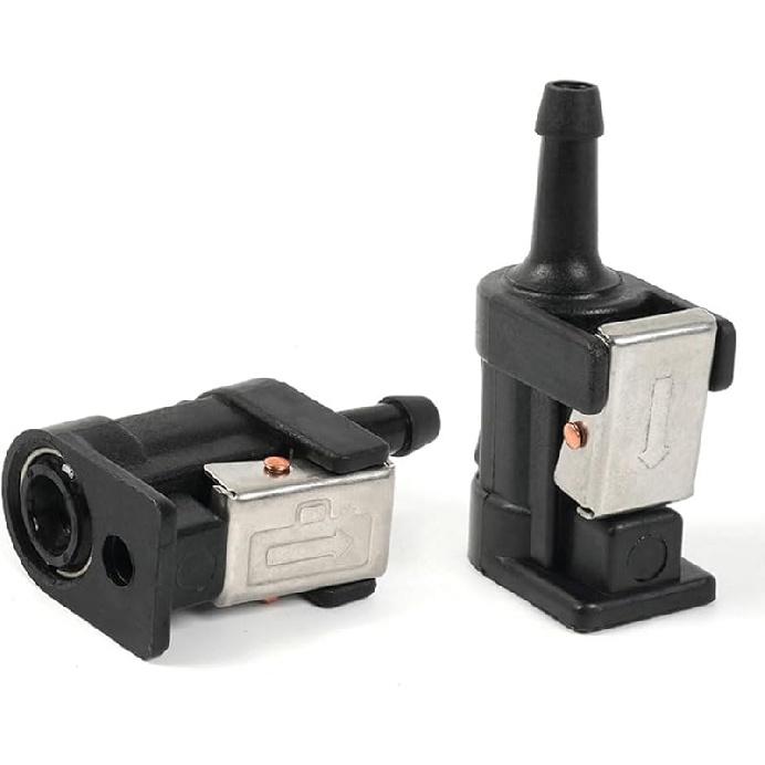 BARTOO Fuel Line Assembly,3/8in Nylon Braided Marine Fuel Hose Line Assembly with Primer Bulb for Marine Outboard Boat Motor RVs Tractors and