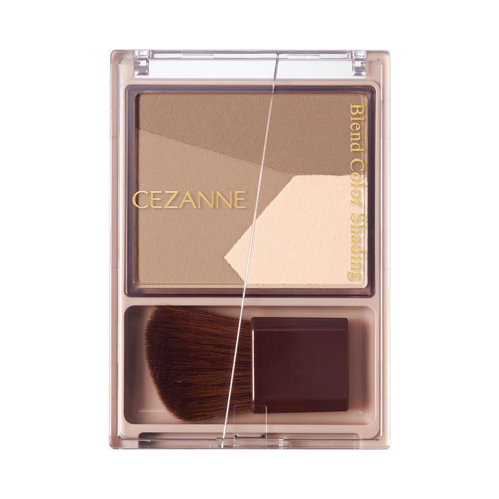 CEZANNE Ombreggiatura Colore Misto [Tutti i 3 Colori] 5,0 g - Palette Contouring Personalizzabile a 3 Colori per Ombre Perfette