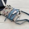 Vintage Butterfly Printing Denim Bag Crossbody Bag