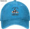 Western Cowgirl Long Live The Cowgirls Baseball Cap Golf Hat Dad Hat Vintage Cotton Washed Baseball Caps for Women Unisex