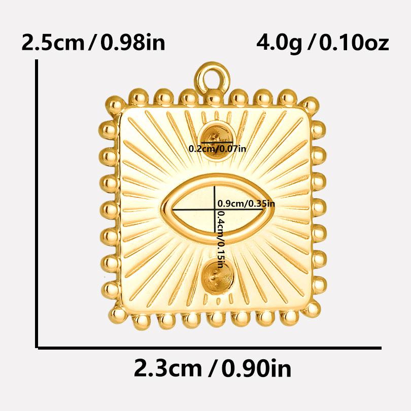 6pcs Real Gold Plated Sun Moon Star Charm Cross Stainless Steel Charms For Jewelry Making Supplies Flower Heart Handmade Pendant