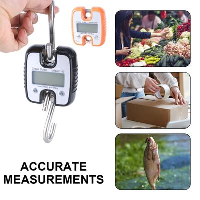 Digital Hanging Fishing Scale and Tape Measure with Backlits LCD Display, 660Lb 300Kg Weight Capacity for Luggage