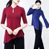 Women’s Irregular Chiffon Skirt Pants for Dance and Yoga