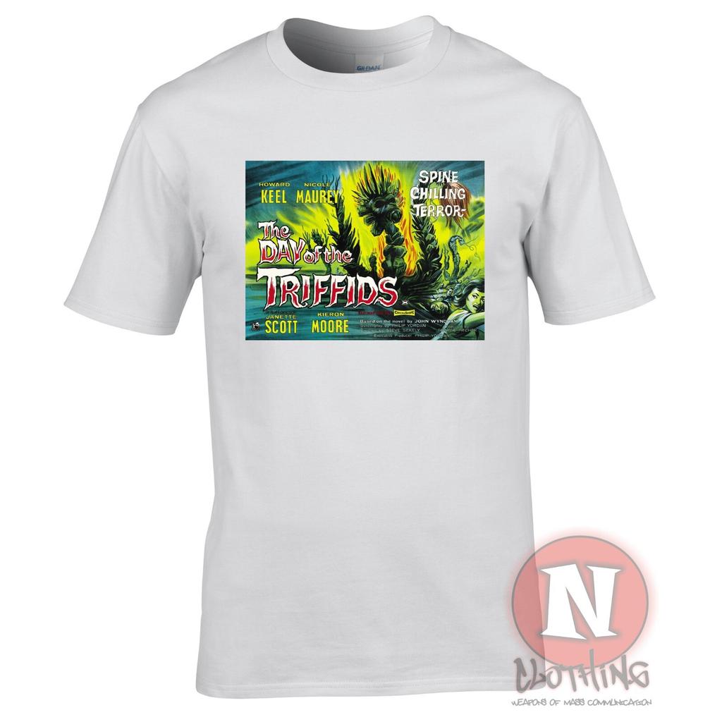 Day Of The Triffids TShirt Classic Science Fiction Movie Poster 1963
