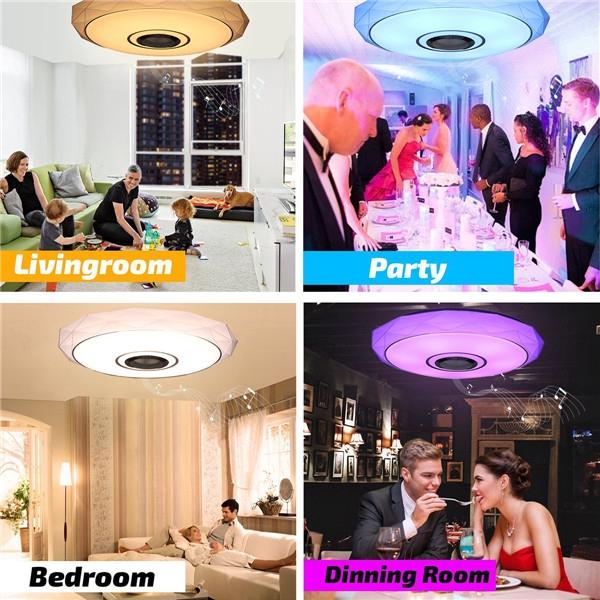 36W  APP LED Ceiling Lamps bluetooth Music colorfull luminaria Led Remote Control
