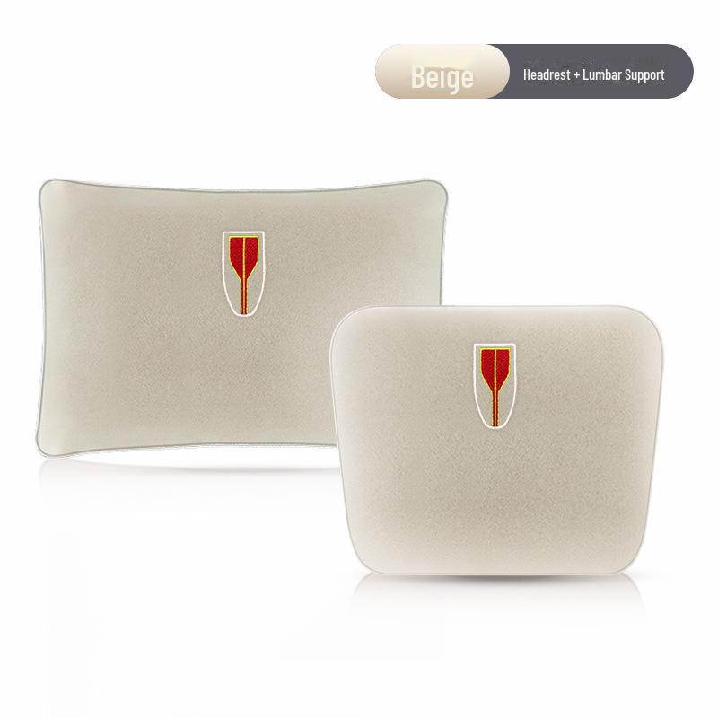 Car Headrest and Lumbar Support Pillow for Hongqi and Maybach