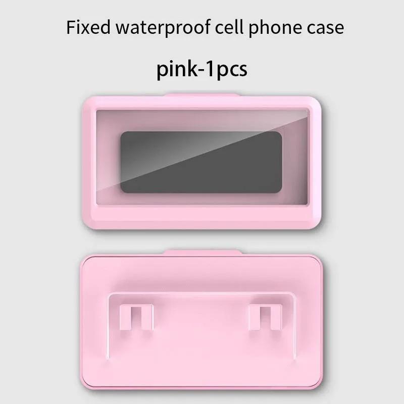 

Водонепроницаемый кронштейн для мобильного телефона в ванной герметичный ящик для хранения для душа в ванной комнате устройство слежения за драмой Bonnet