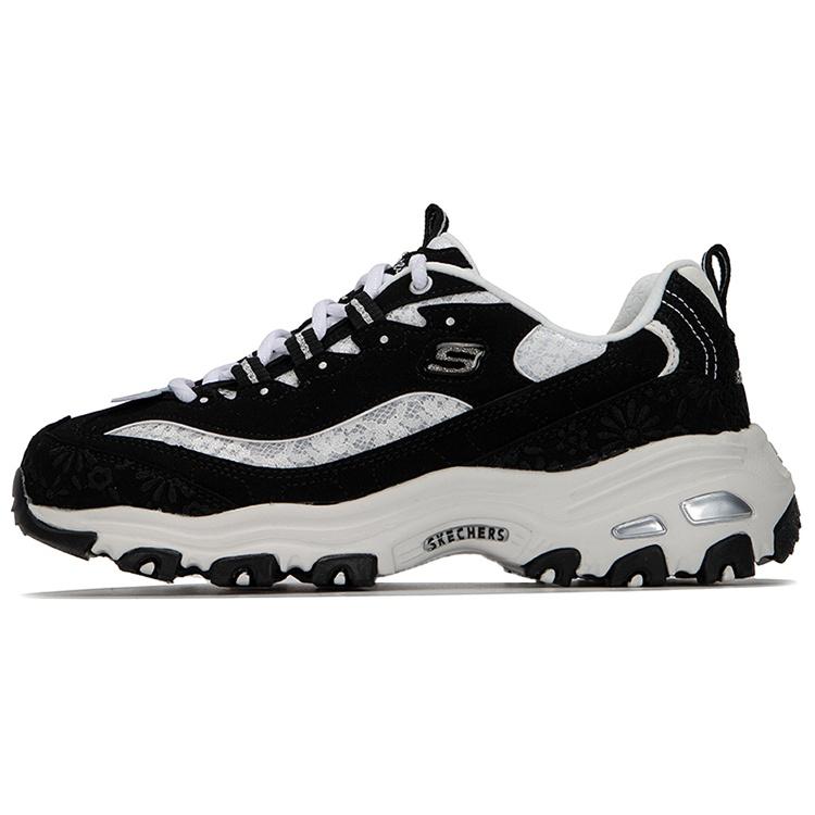 (WMNS) Skechers DLites 1.0 Black White Women s 896085-BKW EU 35