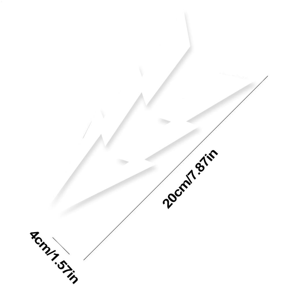 Motorradaufkleber - Motorradaufkleber Blitz Aufkleber | Auto Fensteraufkleber, Reflektierendes Auto