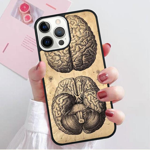 Menschliches Herz Anatomie Handyhülle Rückseite für iPhone 17 Air 16 15 14 13 11 12 Pro Max Plus Hülle Coque