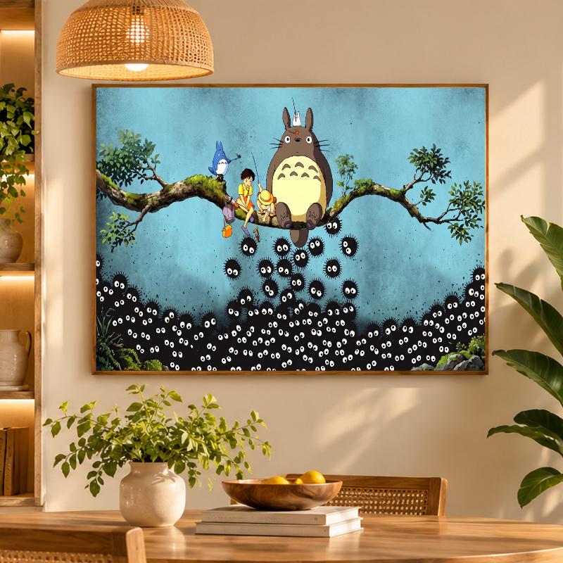5D Diamond Painting My Neighbor Totoro DIY Full Drill Diamond Art Kit Home Decoration