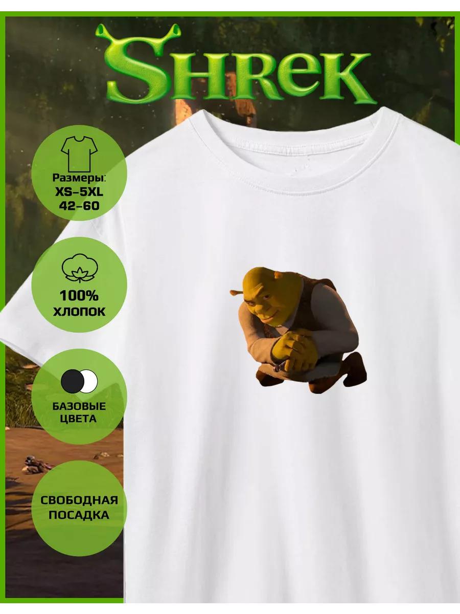 T-shirt with Shrek print 4XL