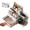 Makeup Organizer Large Storage Case With Drawers Skincare Organizers With Brush Holder For Home Kitchen Bathroom Sink Counter