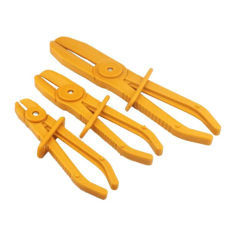 3Pcs/Set Hose Tube Clamp Pliers Tool Brake Fuel Water Line Clamp Pliers for Car Repair Hose Clamp Removal Hand Tool