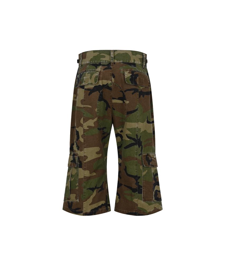 ALLE AUGEN NACH UNTEN Schlag-Cargo-Bermudashorts (Camo)