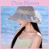 Summer Sun Protection Wide Brim Straw Hat With Breathable Lace And Adjustable Fit For Women