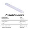 3 sizes, three color adjustable LED motion sensor, night light, cabinet light, home decoration, rechargeable energy-saving light