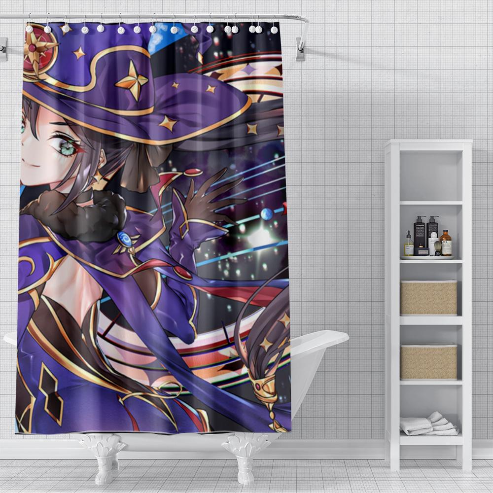 Home Duschvorhänge Für Badezimmer Landschaft Tiere Wasserdichter Stoff Badezimmervorhänge Moderner Duschvorhang 180X200 240X200