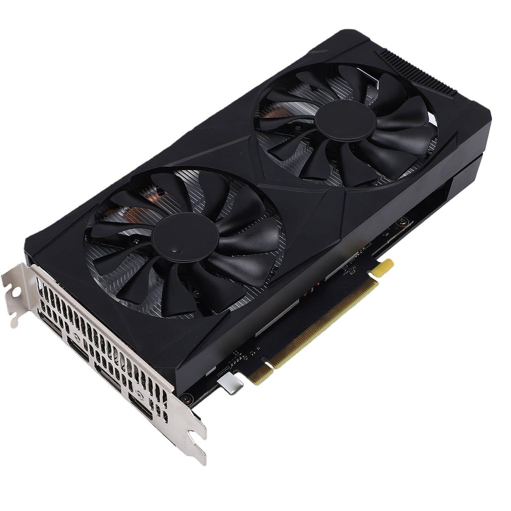 Grafikkarte 12GB GDDR6 192 Bit PCI Express 3.0 X16 Gaming-Grafikkarte GPU mit zwei Kühlventilatoren für Computer PC