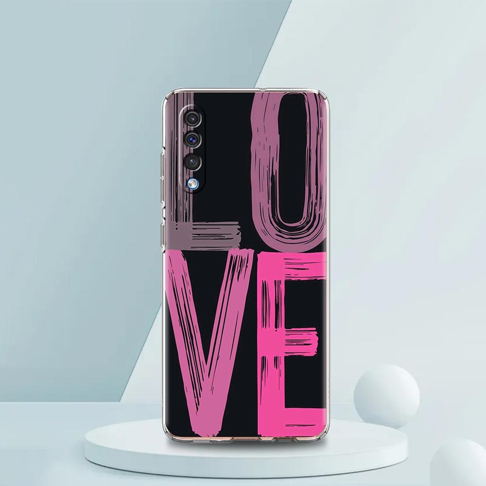 Colorful Love Heart Case For Samsung A16 A14 A12 A22 A32 5G A34 A42 A52 A54 A50 A70 A72 A30 A40 A20E A10S A02S A04S A06 Cover