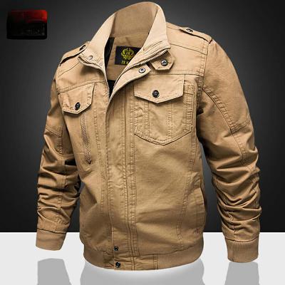 Cotton Youth Jacket Men's Loose Large Size Jacket Men's Military Jacket Men's Washed Jacket Men's