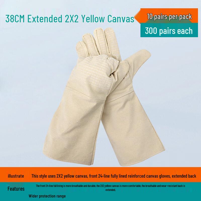 Yipan Heavy-Duty Canvas Work Gloves