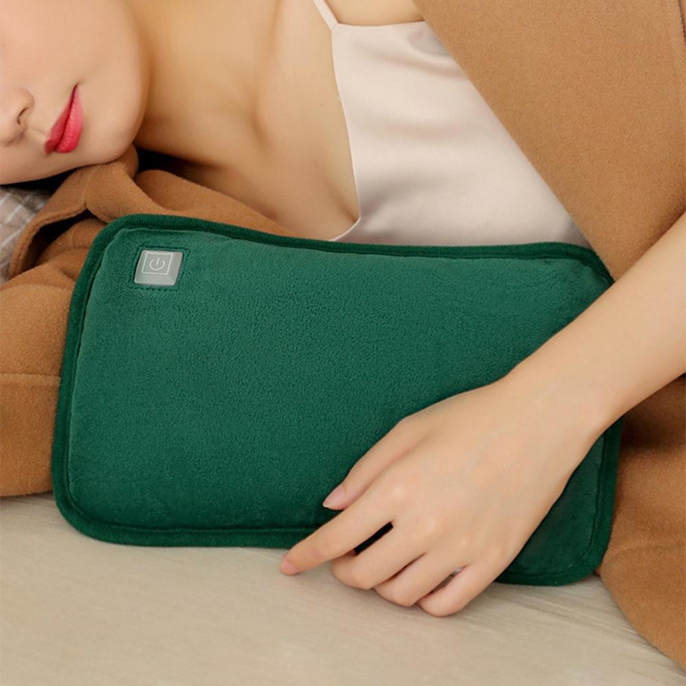 USB Charging Cold-Proof Electric Heating Pad 3 Heat Levels Electric Heated Hand Warmer Pouch for Winter Activities for Women Men