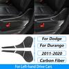 For Dodge Durango 2011-2020 Carbon Fiber Center Console Gear Shift Air Outlet AC CD Window Lift Trim Set Car Accessories Sticker