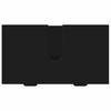 Bathroom Furniture Set with Door 2 Pcs Black Plywood and Metal