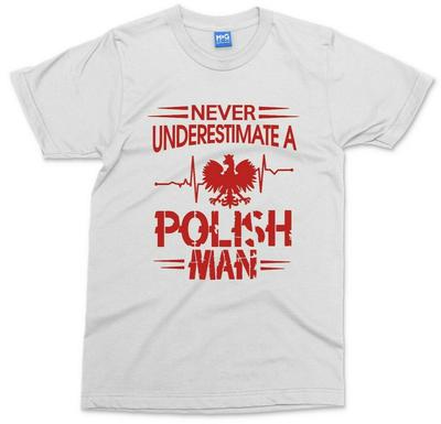 Lustiges polnisches Unisex-T-Shirt Polen Länderflagge Tee Polska T-Shirt Vatertagsgeschenk Top