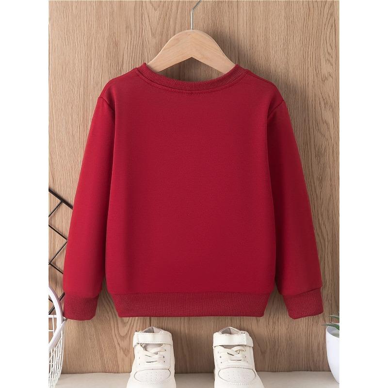 European sizes Halloween Boys Graphic Crewneck Sweatshirt Cute Beanie Glasses Print Long Sleeve Pullover Funny Bruh Text Top Kids Fall Gift