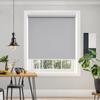 Deconovo Pull Cord Roller 120cm Wide X 135cm Grade 1 Light Heat Heat Cold UV Protection Blind, Long, Gray, Blackout, 100% Blocking, Retention,