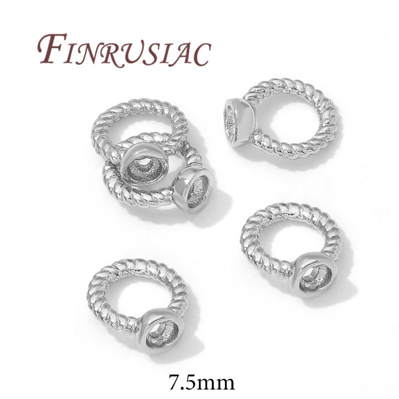 4mm Crimp End Bead Accessories 18K Gold Plated Clam Shell Bead Tip,Crimp Ends,Ball Chain Connectors,DIY Jewelry Making Supplies