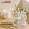 Imakara Premium Tabletop Toothbrush Holder & Mouthwash Cup Set