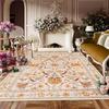 Living Room Carpet Girls Bedroom Bedside Floor Mat Machine Washable Easy Folding Rug Large Area Floral Style Decorative Carpets