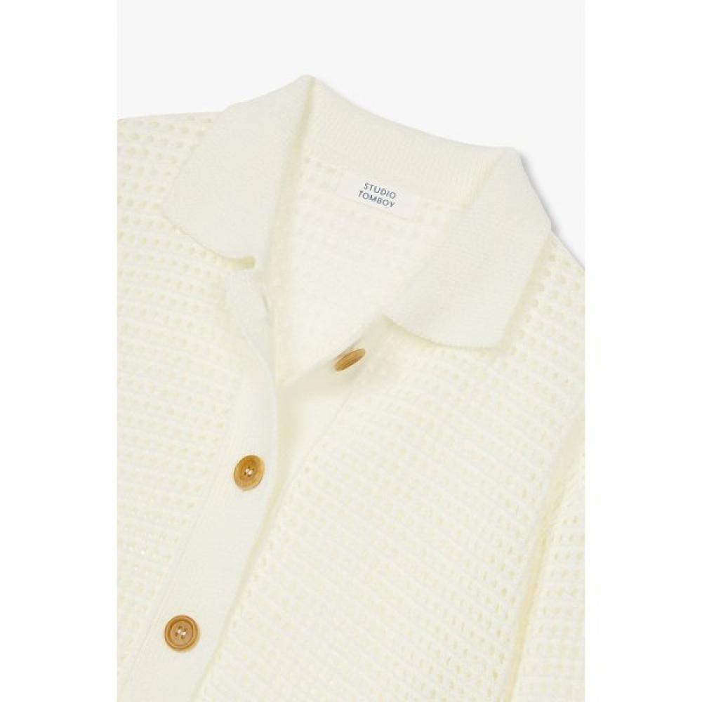 STUDIO TOMBOY Net Collar Cardigan  9195151111 