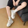 Invisible heightening canvas board shoes niche design thick sole dissolving shoes