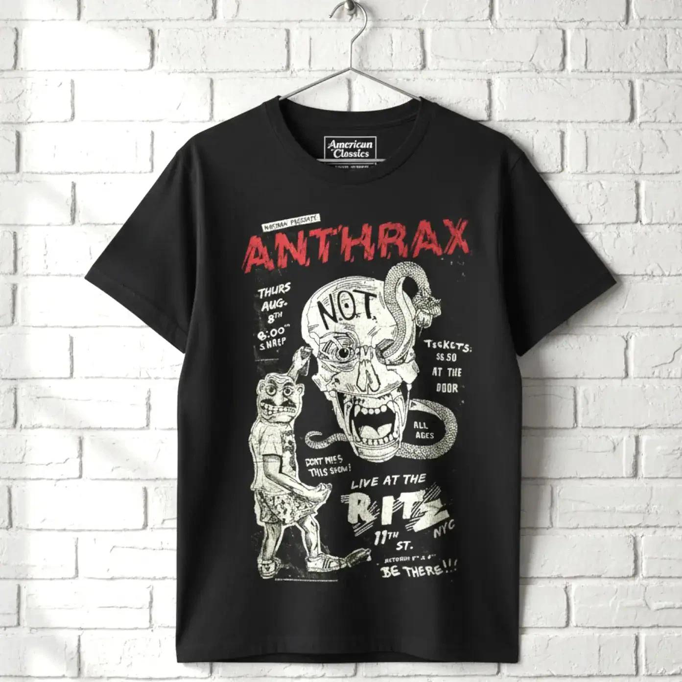 Мужская футболка Anthrax Live At The Ritz NYC XL