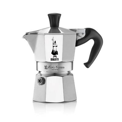 Italian Coffee Maker - BIALETTI - La Mokina - All Stovetops Except Induction - 1 Cup - 40 Ml - Stainless Steel