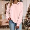Ladies' Loose Comfortable Casual Fashionable Christmas Printed Sweatshirt Top