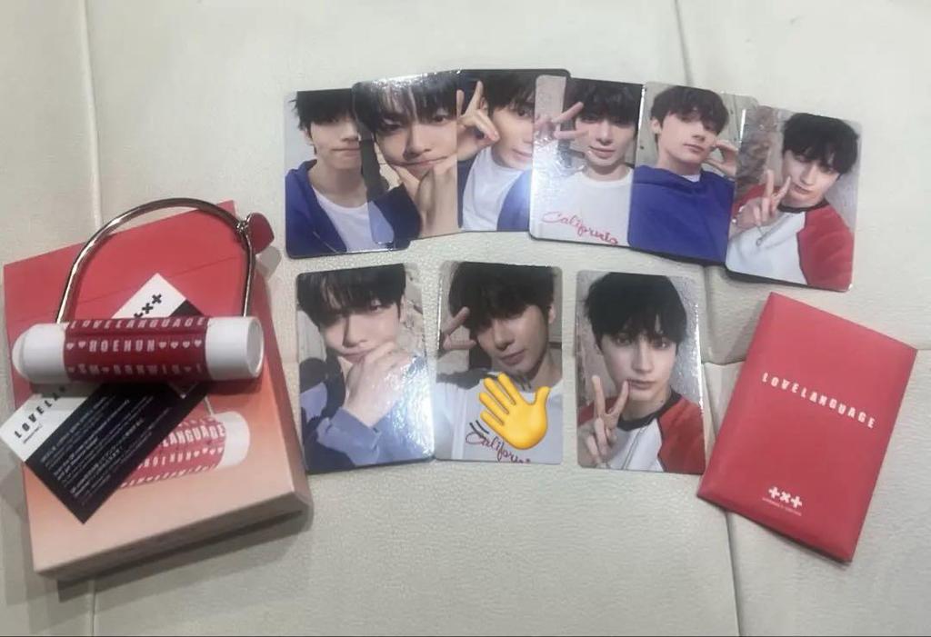 [USED] TXT LOVE LANGUAGE Weverse JP with Bonus Trading Card
