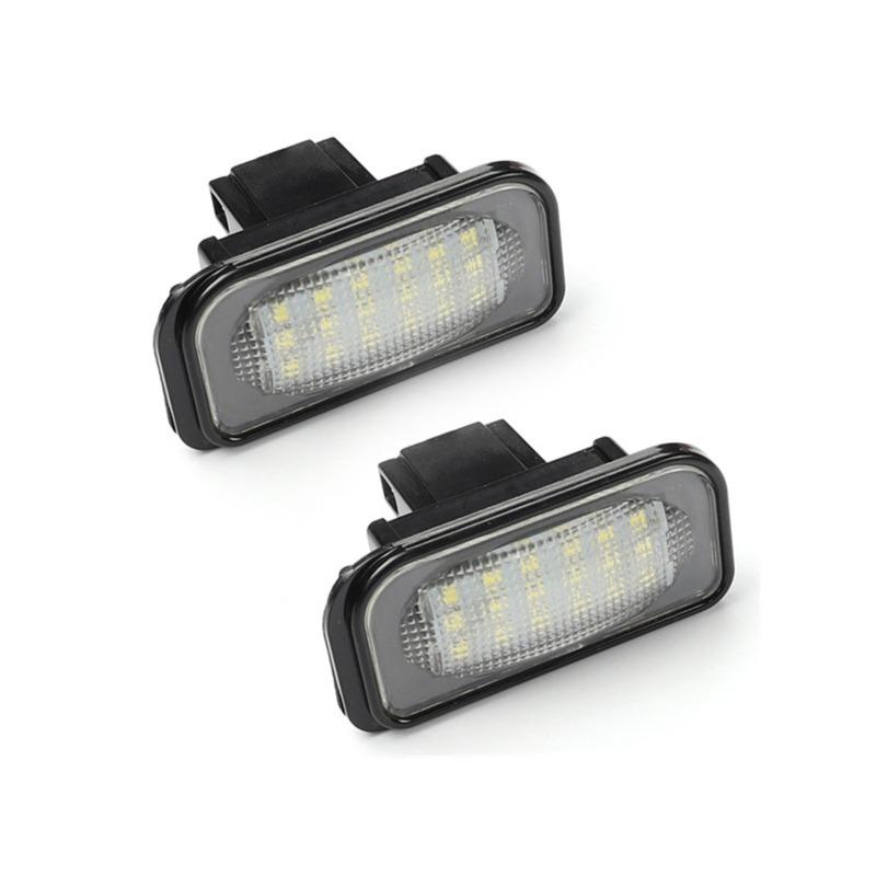 LED License Plate Light Compatible with Mercedes Benz W203 4D Sedan High Quality Car Accessories tallation Kit Easy DIY Fit