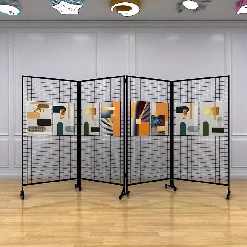 

Foldable Grid Display Panel for Art Exhibitions