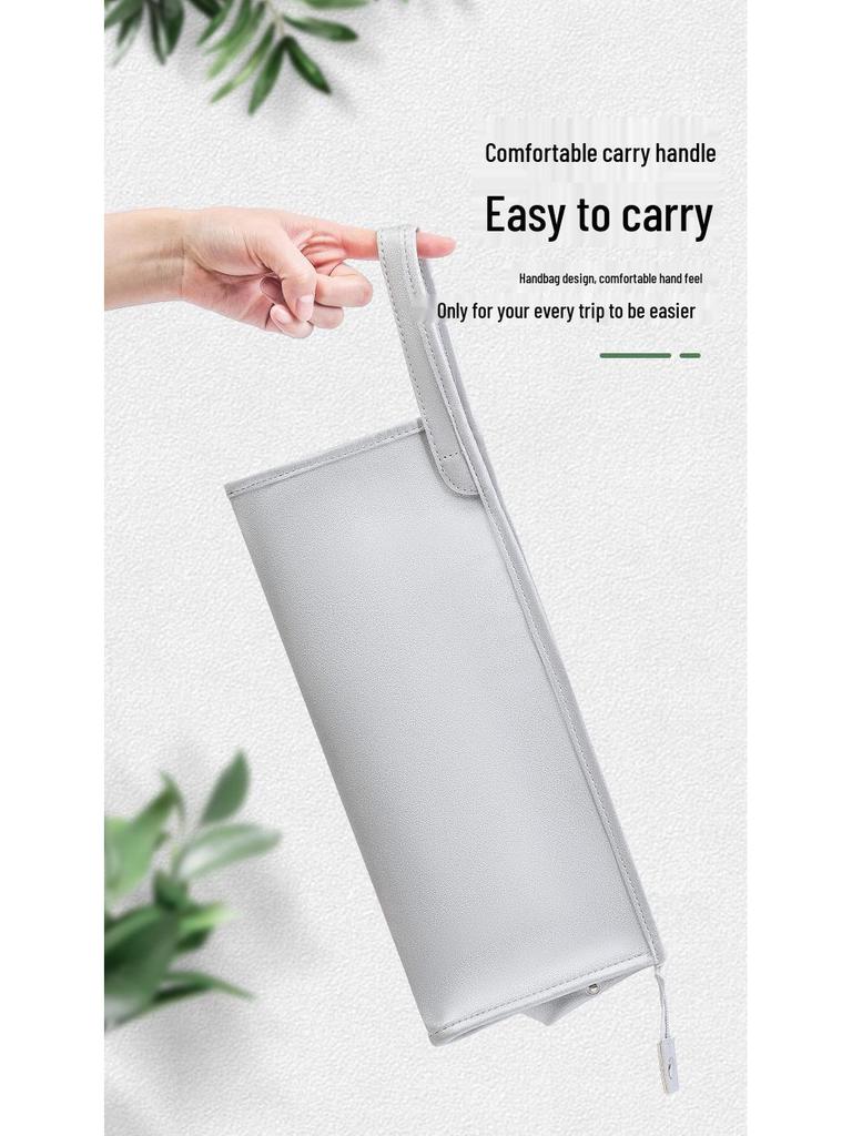 Dyson Hair Dryer Travel Bag: Portable Storage for Curling Iron, Straightener, and Hair Dryer Accessories.