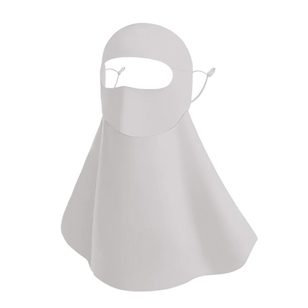 Ice Silk Mask Sun Protective Scarf UV Protection Integrated Facial Cover  for Women