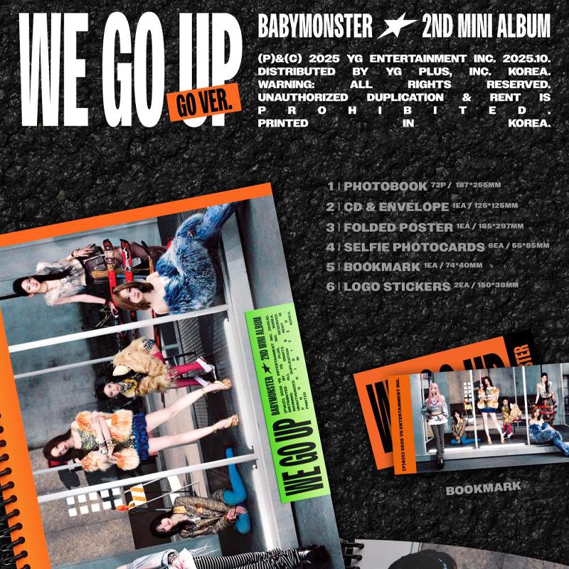 BABYMONSTER 2nd Mini Album [WE GO UP] (GO Ver.)