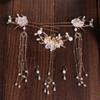 Zinc Zinc Alloy Bridal Headwear Plastic Earrings Hairpin Set Flower Wedding Dress Hair Accessories  Hanfu