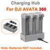 3-Channel Charger for DJI Avata 360 Batteries Max 100W Fast Charger Charging Hub for AVATA 360 Portable Charge Accessories